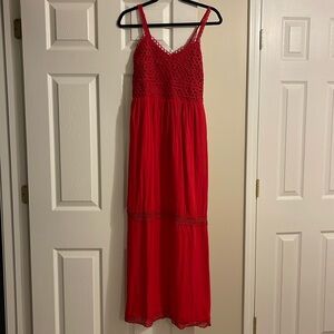 BNWT Red Maxi Dress Size S